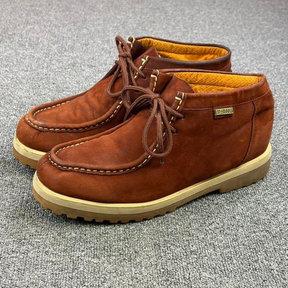 B-Boots Buffalino Boots Brown Suede Leather Lace Up Chukka Boots Mens Size 11